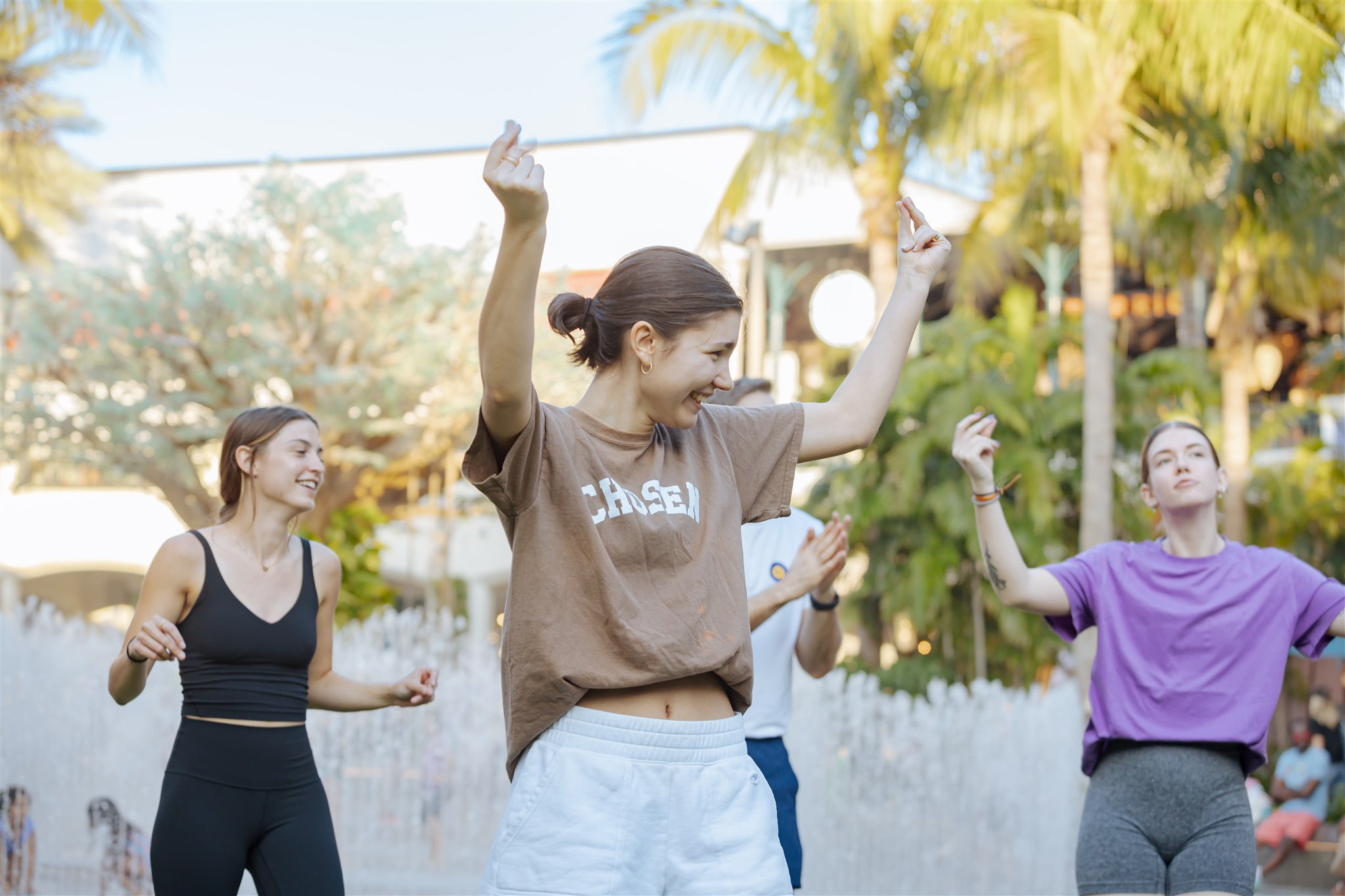 Move & Groove Class on the lawn