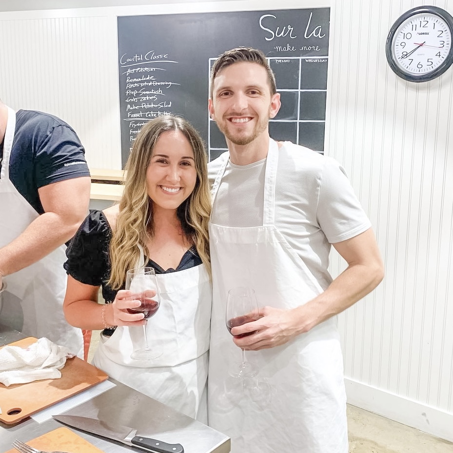 Cooking class at Sur la table