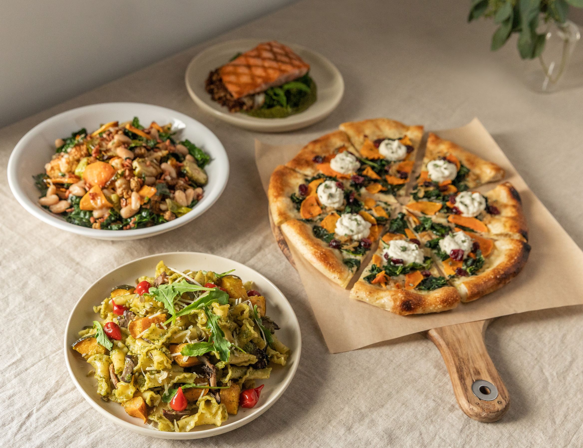 Fall dishes from True Food Kitchen