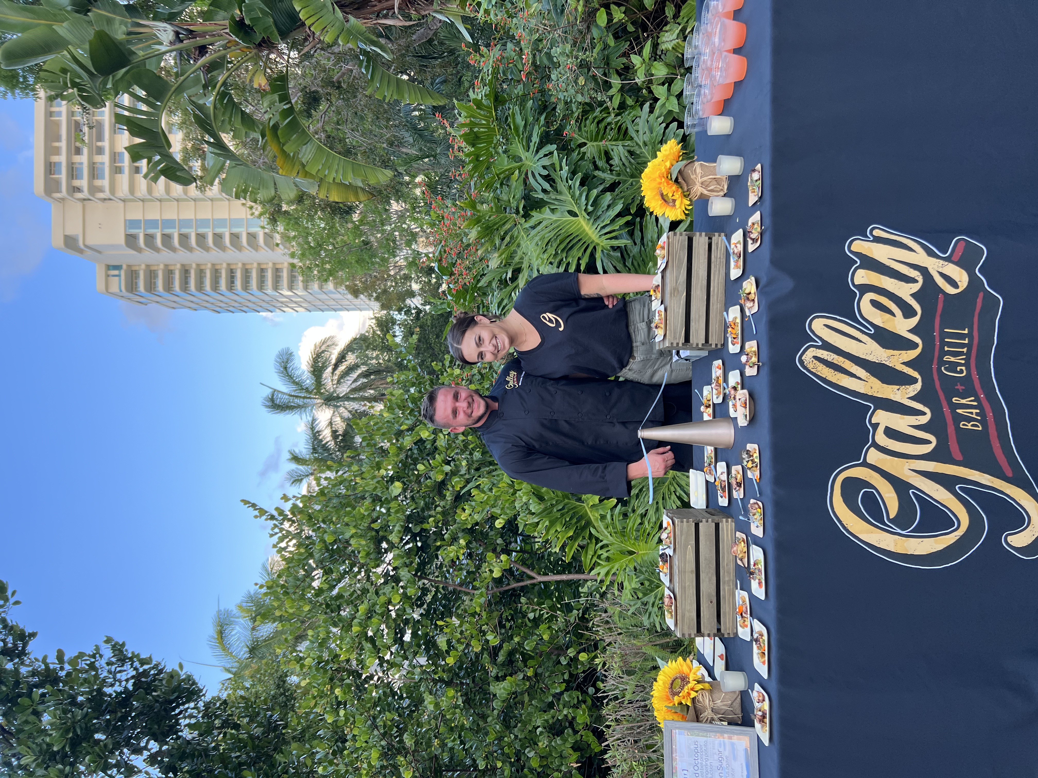 Galley Chef and Staff attend Fork Cancer event at the Norton Museum