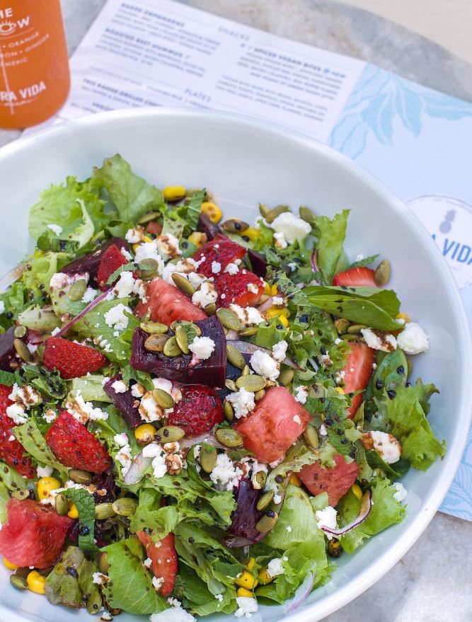 Pura Vida Summer Menu
