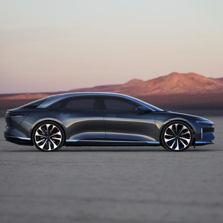 Vehicle driving in a rugged landscape